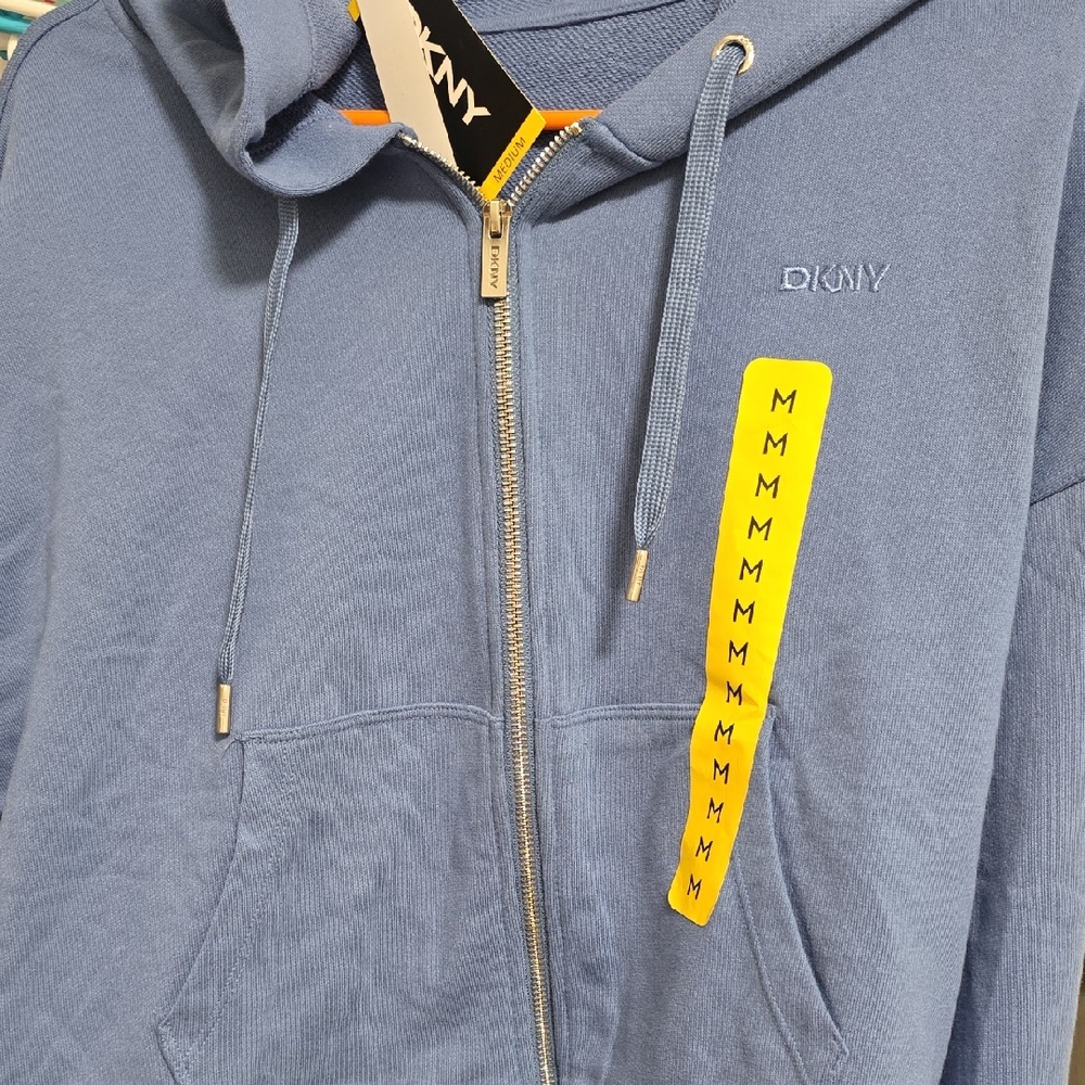 DKNY Blue Hoodie Jacket